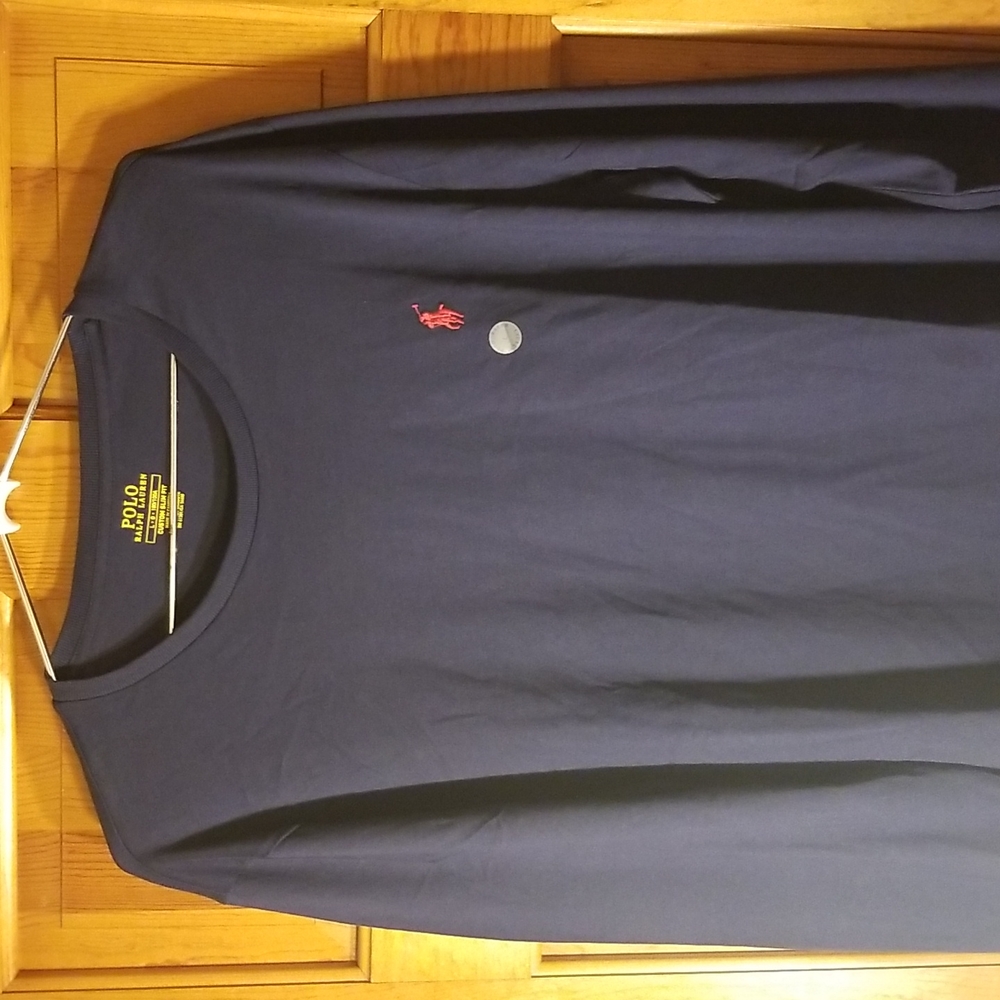 POLO LONG SLEEVED TEE size LARGE